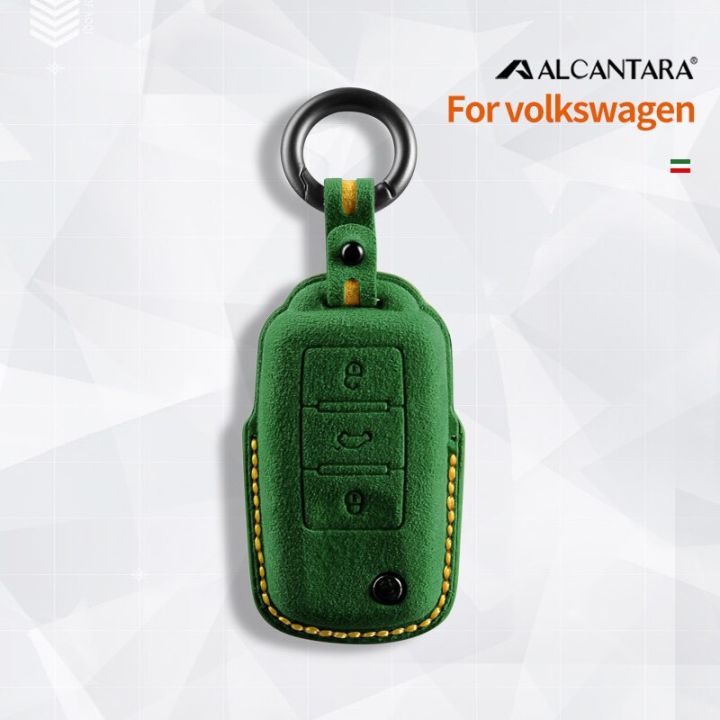 alcantara-เคสเคสกุญแจรถยนต์พวงกุญแจสำหรับรถ-vw-volkswagen-โบราซากิตาร์ทิกวน-jetta-passat-santana-scirocco-beetle-golf-6