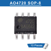 10Pcs AO4720 4720 SOP8 SOP-8 N-Channel 30V MOSFET ใหม่เดิม