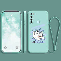 เคสredmi note8 ยางนิ่ม กันกระแทก กันน้ำ กันลื่น ฝาหลัง คลุมเต็มขอบ ไม่เบียด ฟิล์มมือถือ เคสใส่เลนส์ ลายการ์ตูนน่ารัก