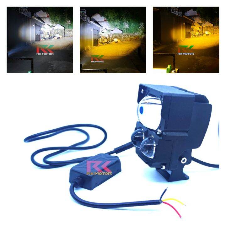 Lampu Sorot Foglamp Led Universal Mobil Truk Mini Driving Light Laser Gun D2 30W Lazada Indonesia