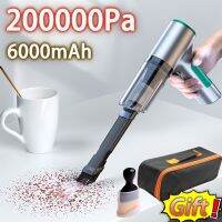 เครื่องดูดฝุ่น20Kpa ในรถยนต์6000Mah,เครื่องดูดฝุ่นไร้สาย3 In 1ปั๊มสูญญากาศแบบมือถือสำหรับบ้านอุปกรณ์เสริมรถยนต์ตัวกรองสแตนเลส