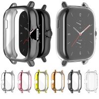 Screen Protective Watch Case For Huami Amazfit GTS 3 2 / GTS 2e Full Protector Cover Shockproof Ultra-Thin TPU Transparent Shell Cables