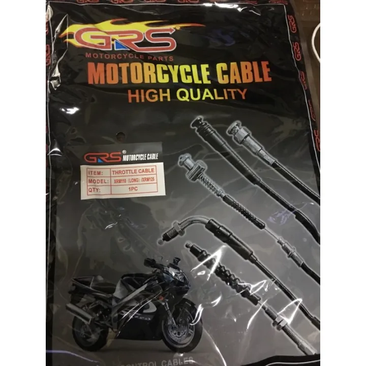 Motorcycle throttle cable xrm110 （Long） XRM125 Lazada PH