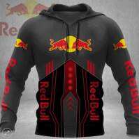 （ALL IN STOCK XZX）  Hoodie 3D Teem All Over Printed For Gift Full Size Red Bull  08  (Free customized name logo for private chat, can be changed with or without zipper)