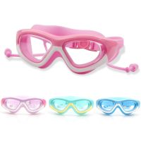 Professional Children Swimming Goggles Swimming Glasses with Ear Plugs for Kids Swim Learning Training Eyewear