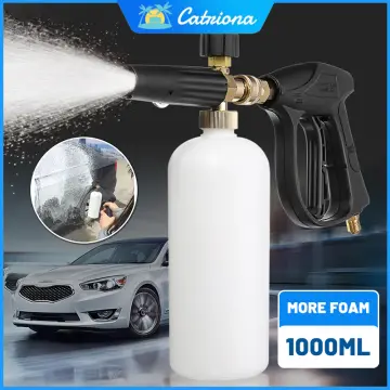 2L Snow Foam Washer Gun Car Wash Soap Lance Cannon Spray Pressure Jet  Bottle