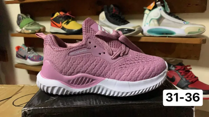 alphabounce pink gray