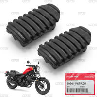 iBarod ที่พักเท้ารถมอเตอร์ไซค์ ยางพักเท้าหน้า ของแท้ 2 ชิ้น สีดำด้าน สำหรับ Honda Rebel 300cc ปี 2020-2021