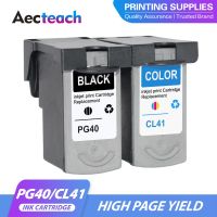 Y53 Aecteach CL-41 PG-40 2ชิ้น PG40หมึก CL41กระสวยหมึกสำหรับแคนนอน MP140 Pixma MP150 MP160 MP180 MP190 MP210 MP220 MP450เครื่องพิมพ์ MP470