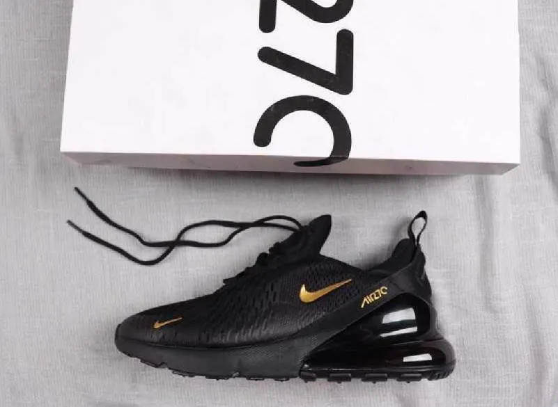 nike air max 270 black gold