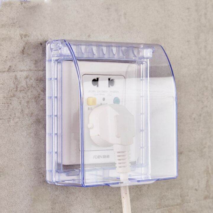 transparent-switch-protective-cover-panel-waterproof-paste-type-universal-bathroom-kitchen-86-type-socket-wall-mount-switch-box