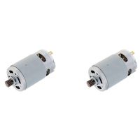 2X RS550 DC Motor 8.2mm 14 Teeth Gear Mini Motor 21V 29800RPM Electric Saw Motor for Reciprocating Rechargeable Hand Saw