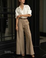 walden front slit trouser