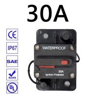 30A 40A 50A 60A 70A 80A 100A 120A 150A 200A 250A 300A AMP Circuit Breaker Fuse Reset 12 48V DC Car Boat Auto Waterproof