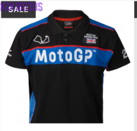 POLO MOTOGP BIKE MONSTER GRAND PRI SILVERSTONE POLOSHIRT 2023 BLACK SIZE