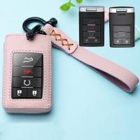 ❍✱ Leather key cover car key case For Cadillac DTS STS Escalade CTS SRX XTS ATS C7 Corvette car accessories car key chain new