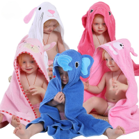 Baby Bath Towel Girl Boys Cartoon Bath Towels Soft Cotton Kids Bathroom Robe Pajamas Childrens Kawaii Summer Beach Bath Robe