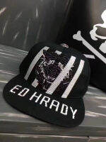 Ed Hardy Cap ผู้ชายและผู้หญิง U Nisex ร้อนเย็บปักถักร้อยเพชรเสือหัวหน้าจดหมายฮิปฮอปหมวกหมวกเบสบอล Sunbonnet หมวก