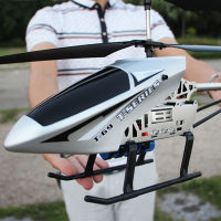 RC Helicopter 3.5CH Aluminum Alloy Durable Flying Remote Control Aircraft Outdoor Toys With LED Light For Children Gift