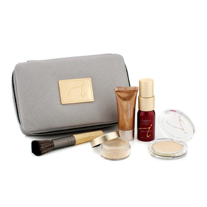Jane Iredale Starter Kit (6 Pieces): & Brighter, 1xLoose Mineral 1xMineral Foundation No. Light 6pcs | Lazada