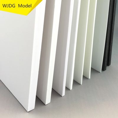 White 100x200mm PVC foam board Handmade Model making material plastic flat board For DIY Building model materials