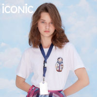 iCONiC WHITE LITTLE DOLL T-SHIRT #5215 เสื้อยืด สีขาว ปักฟองน้ำ ตุ๊กตา 3 มิติ นุ่มนิ่ม เสื้อยืดผู้หญิง เสื้อยืดแฟชั่น เสื้อยืดปักลาย เสื้อผ้าผญ