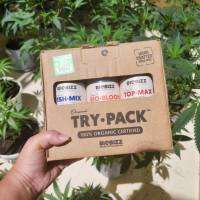 Biobizz Trypack Outdoor ปุ๋ยเซ็ตพื้นฐานสำหรับพืชกลางแจ้งต้นแข็งแรงดอกใหญ่สมบูรณ์และรสชาติที่ยอดเยี่ยมปุ๋ยไบโอ