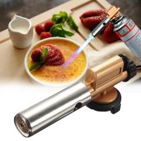 Metal Flame Gun Butane Burner High Temperature Welding Gas Torch Lighter Outdoor Camping BBQ Heating Ignition Butane Gas Burner