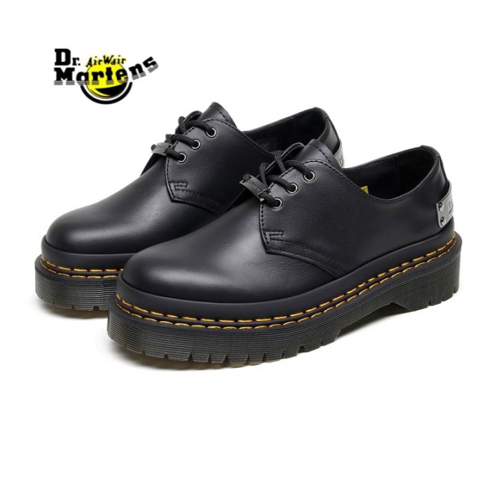 doc-dr-martens-1461ต้นฉบับโลโก้ป้ายชื่อสีดำ-mary-jane-ข้อต่ำคลาสสิกรองเท้าผู้หญิงรองเท้าทางการธุรกิจ