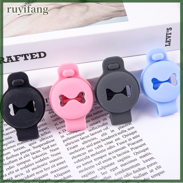 ruyifang-ปลอกคอสัตว์เลี้ยงสำหรับ-apple-airtag-dog-cat-strap-แขนปรับแขนเหมาะกับ-air-tags-ป้องกันรอยขีดข่วนสำหรับ-airtags-case