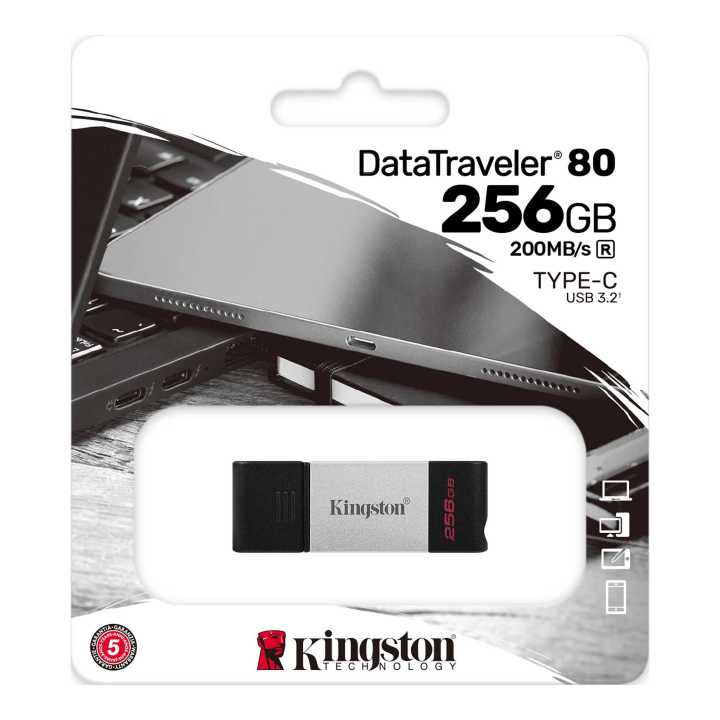 kingston-datatraveler-80-usb-c-3-2-gen1-flash-drive-256gb-ของแท้-ประกันศูนย์-5-ปี