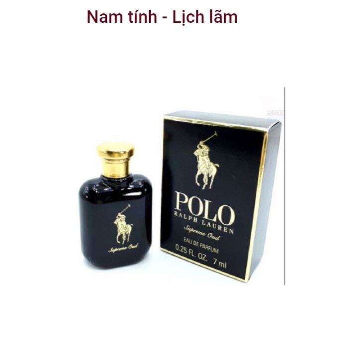 HCM]Nước hoa nam Polo Supreme Oud [Mini] 7ml 