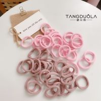 Bando handuk Korea wanita aksesori rambut ikat kepala lingkaran handuk mulus Diameter 4cm 100 buah