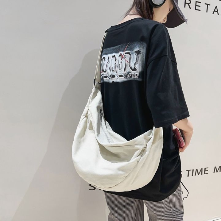 new-korean-style-canvas-bag-ins-all-match-large-capacity-canvas-bag-college-students-literary-style-class-bag-crossbody-bag-2023