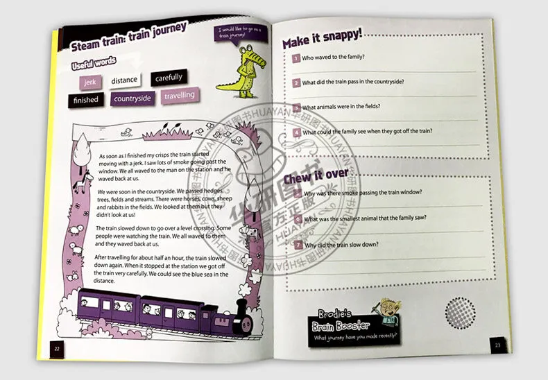 Genuine English primary school reading comprehension exercise book