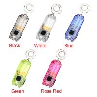 45LM Rechargeable Tube Portable Compact Torch Keychain Flashlight USB Charging 2 Modes Lamp Keyring Light Mini Outdoor Led Rechargeable  Flashlights