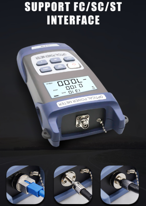 optical-power-meter-เครื่องทดสอบสายไฟเบอร์ออปติก-opm-fiber-optic-cable-tester-power-meter