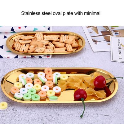 Nordic Style Storage Tray Household Metal Fruit Sancks Tray Jewelry Display Plate Serving Tray for Home Decor Kitchen Organizer
