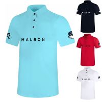 Malbon Golf clothing mens T-shirt outdoor sports casual quick-drying breathable perspiration short-sleeved polo shirt J.LINDEBERG ANEW Callaway1 Titleist FootJoy❀﹍