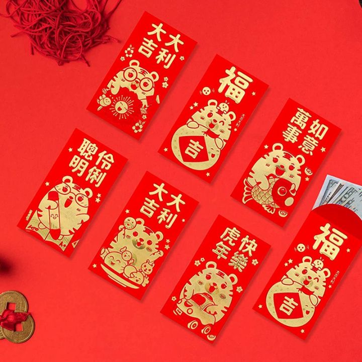 36-pieces-of-2022-new-year-red-envelope-chinese-lunar-year-of-the-tiger-red-envelope-lucky-money-red-envelope