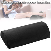 Half Moon Bolster Semi-Roll Pillow Ankle Support Lumbar Neck Pain Relief Memory Foam Pad