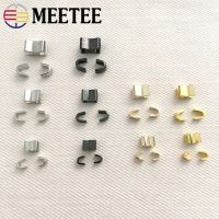 20/50Sets Meetee U Zipper Stopper Non-slip For 3 5 8 Metal Zippers Repair Kit Replacement DIY Sewing Accessories Tailor Tools