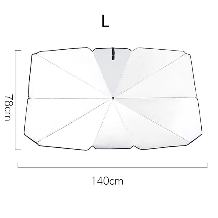 ร่มกันแดดในรถ-บังแดด-กันแดดม่านบังแดดupf-50-ที่บังแดดในรถยนต์-บังแดดรถยนต์-บังแดดหน้ารถ-สะท้อนแสงแดด-กัน-uv-แถมกระเป๋าหนัง