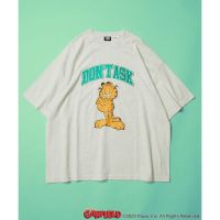 Freaks STORE เสื้อยืดคอกลม แขนสั้น ผ้าฝ้าย พิมพ์ลายตัวอักษร Garfield