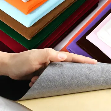 Self Adhesive Felt Fabric, Soft Velvet Drawer Liner, DIY Velvet