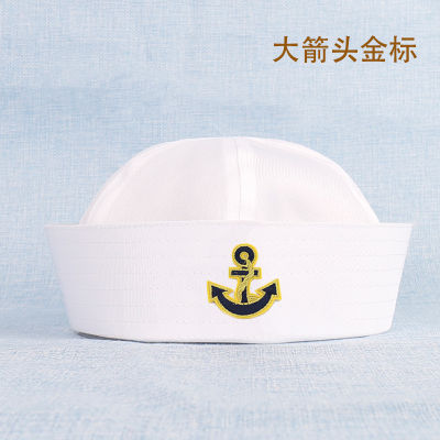[COD] หมวกกะลาสีขาวพร้อมส่ง หมวกเครื่องแบบสำหรับเด็กสำหรับการแสดง
