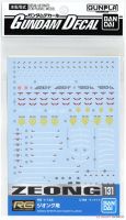 Bandai GUNDAM DECAL131 RG 1/144 ZEONG 4573102621641 D1