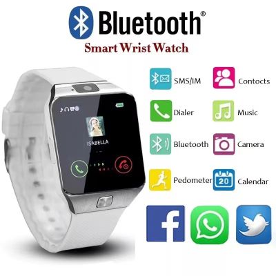 ☏◕ DZ09 Smart Watch With Sim TF Card Connected Man Watch Sports Pedometer Women Wristwatch Smartwatch Waterproof Whatsapp Spanish