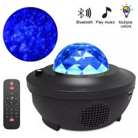 Rodanny Colorful Starry Sky Galaxy Projector Nightlight Bluetooth USB Music Player Star LED Night Light Gifts for Kids