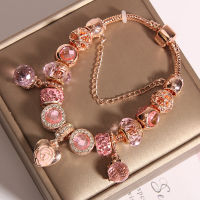 Panjia style bracelet female Korean version fashion rose gold transfer bead bracelet student girlfriend bracelet all-match bracelet tide